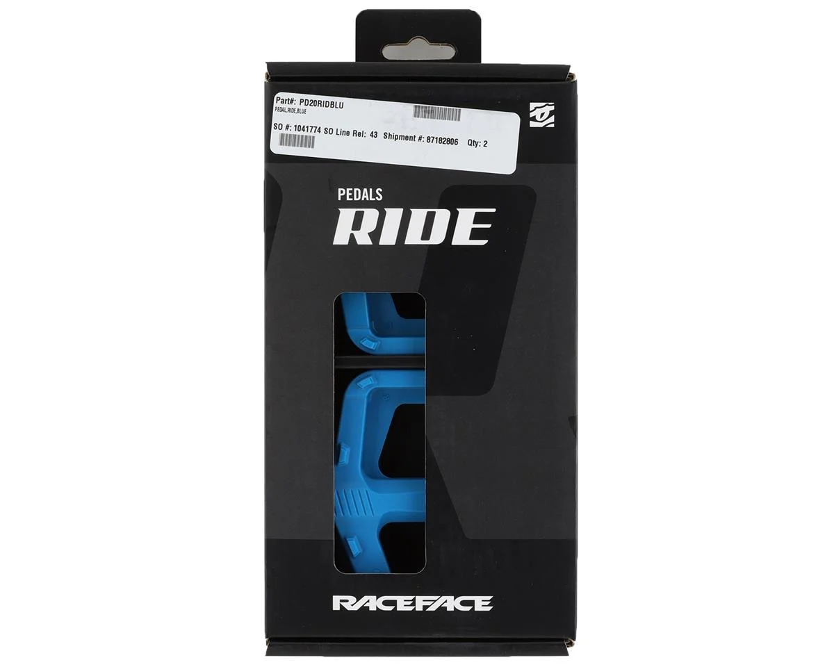 Race Face Ride Composite Platform Pedals (Blue) - view 3